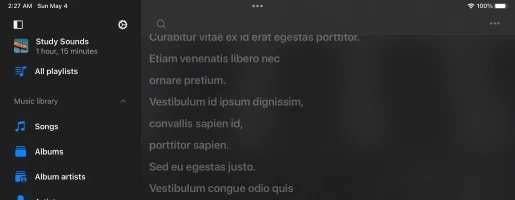 عارض كلمات الأغاني